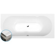 Polysan VIVA R SLIM wanna asymetryczna 175x80x47cm biała 78119S