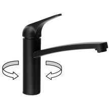 Lison bateria zlewozmywakowa czarny mat MJ125B Sapho