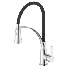 Hebe bateria zlewozmywakowa stojąca z prysznicem chrom HT430 Sapho