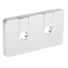 Q-START rozeta maskująca zespolona do zaworów o rozstawie chrom QS515C Aqualine