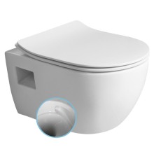 LUNA wc wiszące Vortex Rimless 355x49cm biały 201.331.4 Bruckner