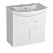 Aqualine ZOJA szafka umywalkowa 71.5x74x34cm biała 51075A