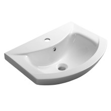 Aqualine ZERO umywalka meblowa 55x43.5cm biała 6055