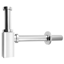 Aqualine Syfon umywalkowy 5/4" odpływ 32 mm chrom CV1004