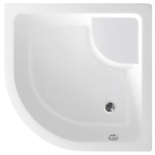 Aqualine Brodzik prysznicowy akrylowy półokrągły 90x90x28cm z nóżkami R550 C93