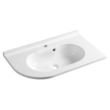 Sapho PULSE umywalka kompozytowa 75x45cm prawa biała BM658