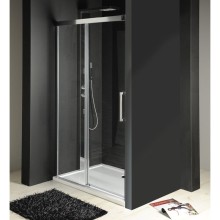 Gelco FONDURA drzwi prysznicowe przesuwne 1300mm szkło czyste GF5013