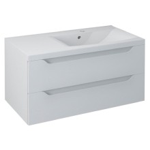Sapho WAVE szafka umywalkowa 90x45x48cm prawa biała WA093-3030