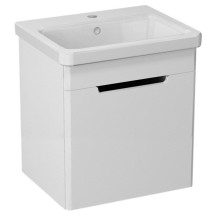 Sapho ELLA szafka umywalkowa 46.5x65x38.5cm drzwiczki lewa biała EL055-3030