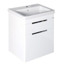 Sapho ELLA szafka umywalkowa 56.5x65x43cm 2 szuflady biała EL062-3030