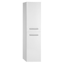 Aqualine VEGA szafka wysoka z koszem 40x150x31cm biały VG160