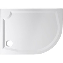 Gelco RIVA brodzik prysznicowy kompozytowy półokrągły 120x90 cm lewy GR12090L