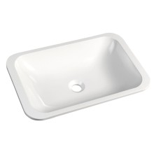 Sapho JAPURA umywalka kompozytowa 55x36cm biała wpuszczana w blat 50135