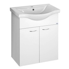 Aqualine KERAMIA FRESH szafka umywalkowa 60.6x74x34cm biała 50063A
