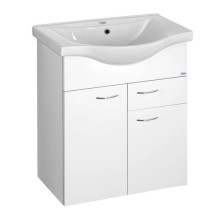 Aqualine KERAMIA FRESH szafka umywalkowa 1 szuflada 60.6x74x34cm biała 50064A