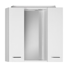 Aqualine ZOJA/KERAMIA FRESH szafka z lustrem i oświetleniem LED 70x60x14cm biały 45025