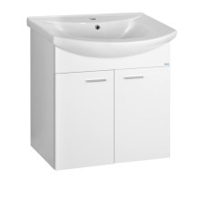 Aqualine ZOJA szafka umywalkowa 61.5x74x32.5cm biała 51063