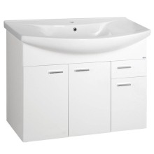 Aqualine ZOJA szafka umywalkowa 93x74x34cm biała 51094A