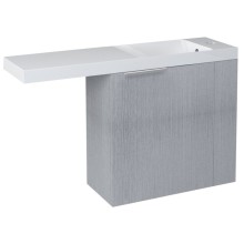 Sapho LATUS VI szafka umywalkowa 50x50x22cm prawa dąb srebrny LT610-1111