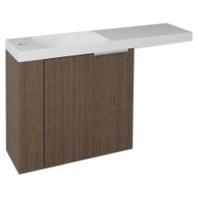 Sapho LATUS VI szafka umywalkowa 50x50x22 cm lewa sosna rustykalna LT615-1616