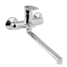 Aqualine LOTTA bateria umywalkowa/wannowa ścienna rozstaw 150mm chrom LT640