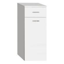 Aqualine ZOJA/KERAMIA FRESH szafka dolna z koszem na bieliznę 35x78x29cm biała 50261