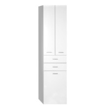 Aqualine ZOJA/KERAMIA FRESH szafka wysoka z koszem 50x184x29cm biała 51293