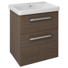 Sapho THEIA Szafka umywalkowa 564x70x442cm 2 szuflady sosna rustykalna TH060-1616