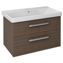 Sapho THEIA Szafka umywalkowa 75.6x50x442cm 2 szuflady sosna rustykalna TH080-1616