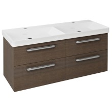 Sapho THEIA Szafka umywalkowa podwójna 116x50x442cm 4 szuflady sosna rustykalna TH120-1616