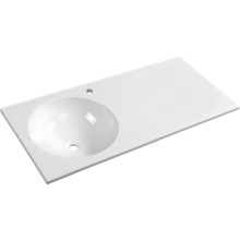 Sapho JUNO umywalka kompozytowa 100x47cm biała lewa JU101