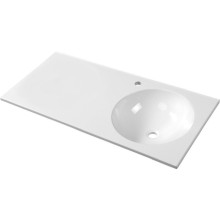 Sapho JUNO umywalka kompozytowa 100x47cm biała prawa JU102