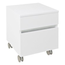 Sapho AVICE szafka na kółkach 2 szuflady 45x57x48.5cm biały AV063-3030