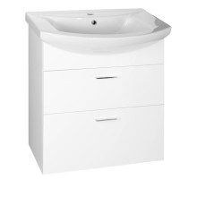 Aqualine ZOJA szafka umywalkowa 61.5x74x32 cm biała 51061A