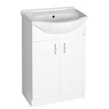 Aqualine SIMPLEX ECO 60 szafka podumywalkowa z umywalką 58.5x83.5x307 cm SIME600