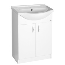 Aqualine SIMPLEX ECO 65 szafka podumywalkowa z umywalką 63x83.5x307cm SIME650