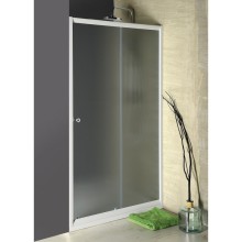 Aqualine AMADEO drzwi prysznicowe przesuwne 1100mm szkło Brick BTS110