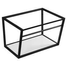 Sapho SKA konsola pod umywalkę z półką 600x400x460mm czarny mat SKA101