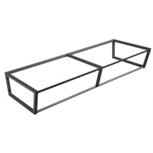 Sapho SKA konsola pod umywalkę 1200x200x460mm czarny mat SKA204