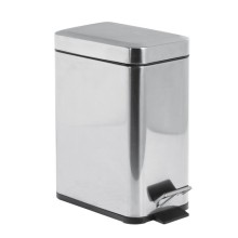 Aqualine SIMPLE LINE kosz na śmieci 5 l stal nierdzewna polerowana GAQ005