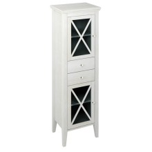 Sapho CROSS szafka wysoka 49x170x39cm lewa starobiała CR214
