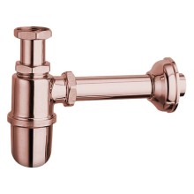 Sapho RETRO Syfon umywalkowy 5/4" odpływ 32mm różowe złoto 9597
