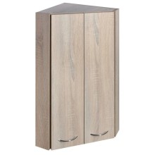 Aqualine ZOJA/KERAMIA FRESH szafka narożna 35x76x35cm dąb platin 50333