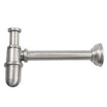 Sapho RETRO Syfon umywalkowy 5/4" odpływ 32mm nikiel szczotkowany 9598