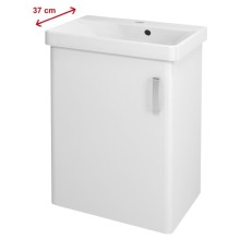 Sapho THEIA szafka umywalkowa 509x70x35cm 1 drzwiczki lewa biała TH057-3030