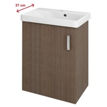 Sapho THEIA szafka umywalkowa 509x70x35cm 1 drzwiczki lewa sosna rustykalna TH057-1616