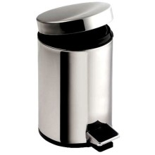 Aqualine SIMPLE LINE kosz na śmieci 20l stal nierdzewna polerowana 27120