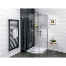Gelco DRAGON kabina prysznicowa półokrągła 900x900 mm R550 2 drzwiowa szkło czyste GD4490