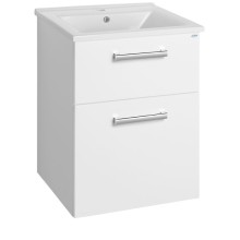 Aqualine VEGA szafka umywalkowa 51.5x72.6x43.6cm 2 szuflady biała VG053