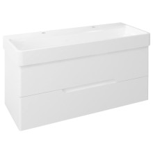 Sapho MEDIENA szafka umywalkowa 117x50.5x48.5cm biały mat/biały mat MD120